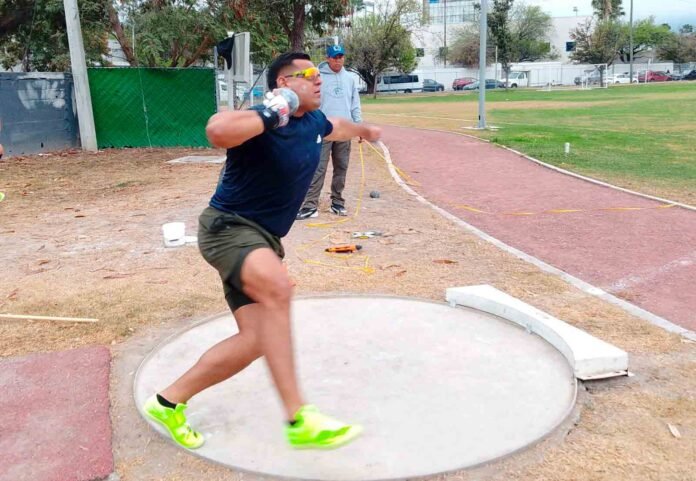 lanzamiento de bala varonil